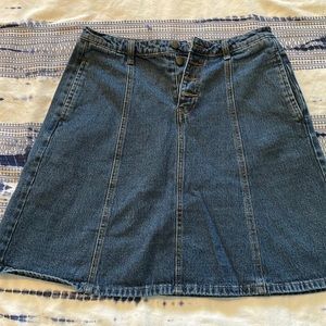 ModCloth denim A- line skirt